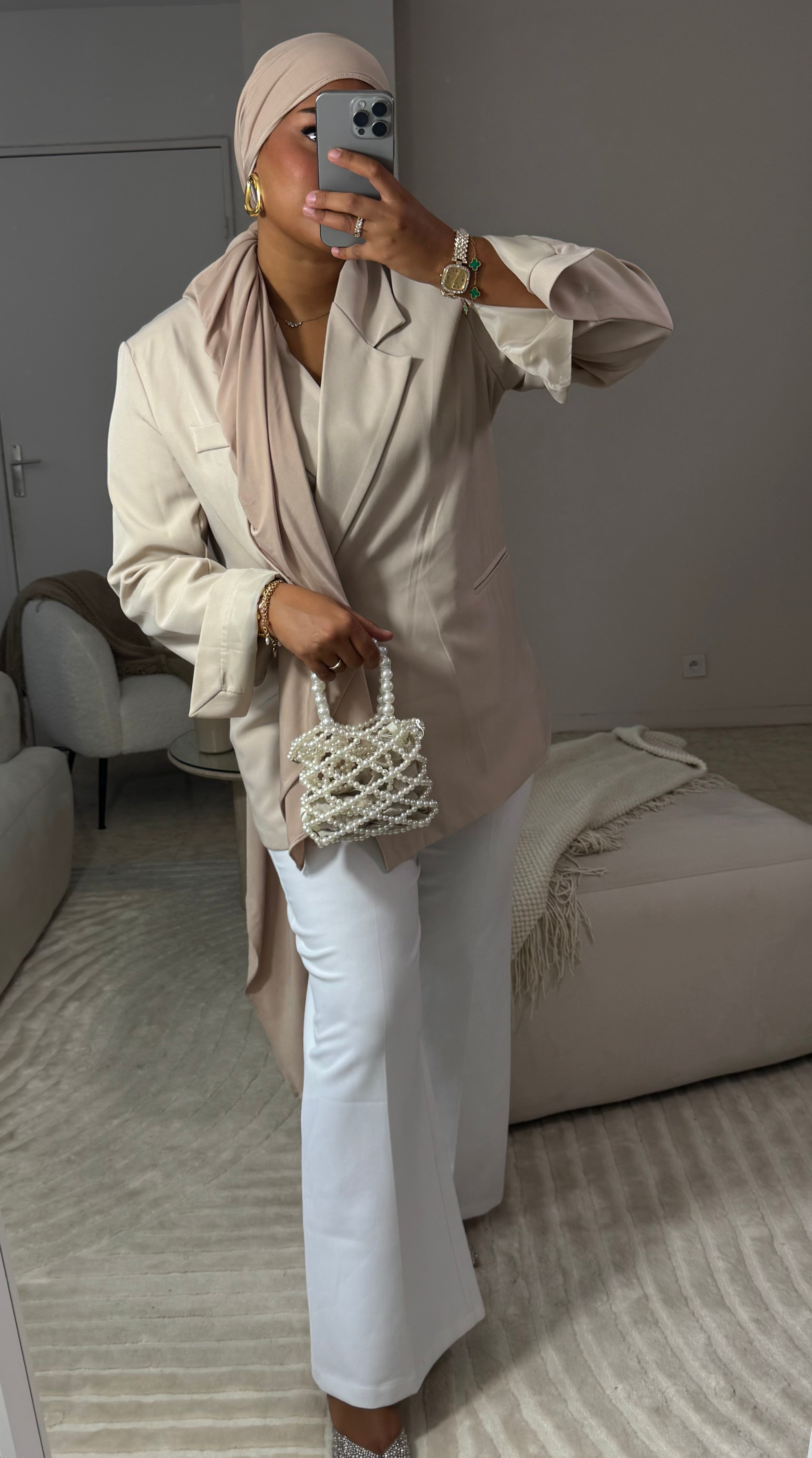 BLAZER OVERSIZE ISRA BEIGE