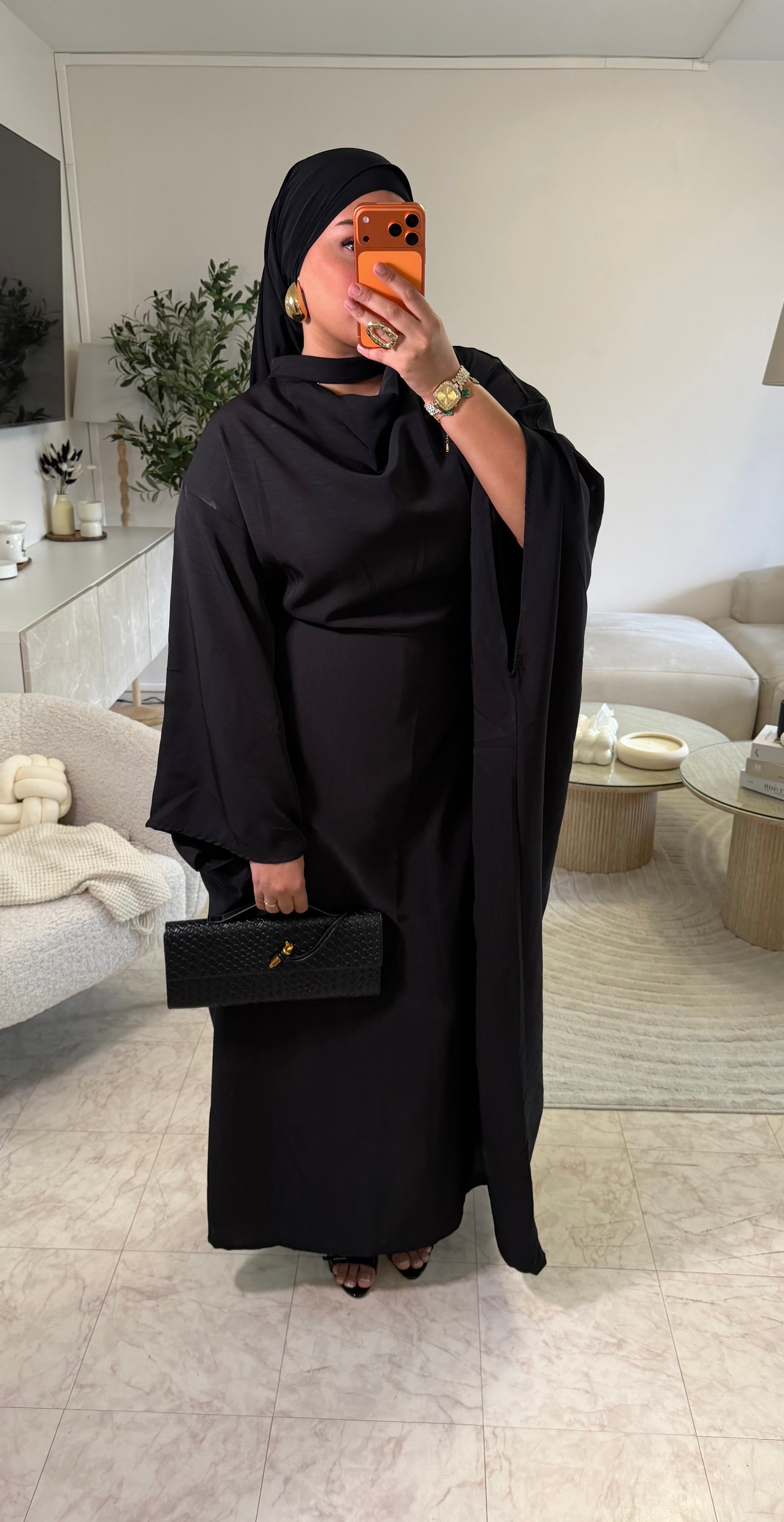 ABAYA WAFA BLACK