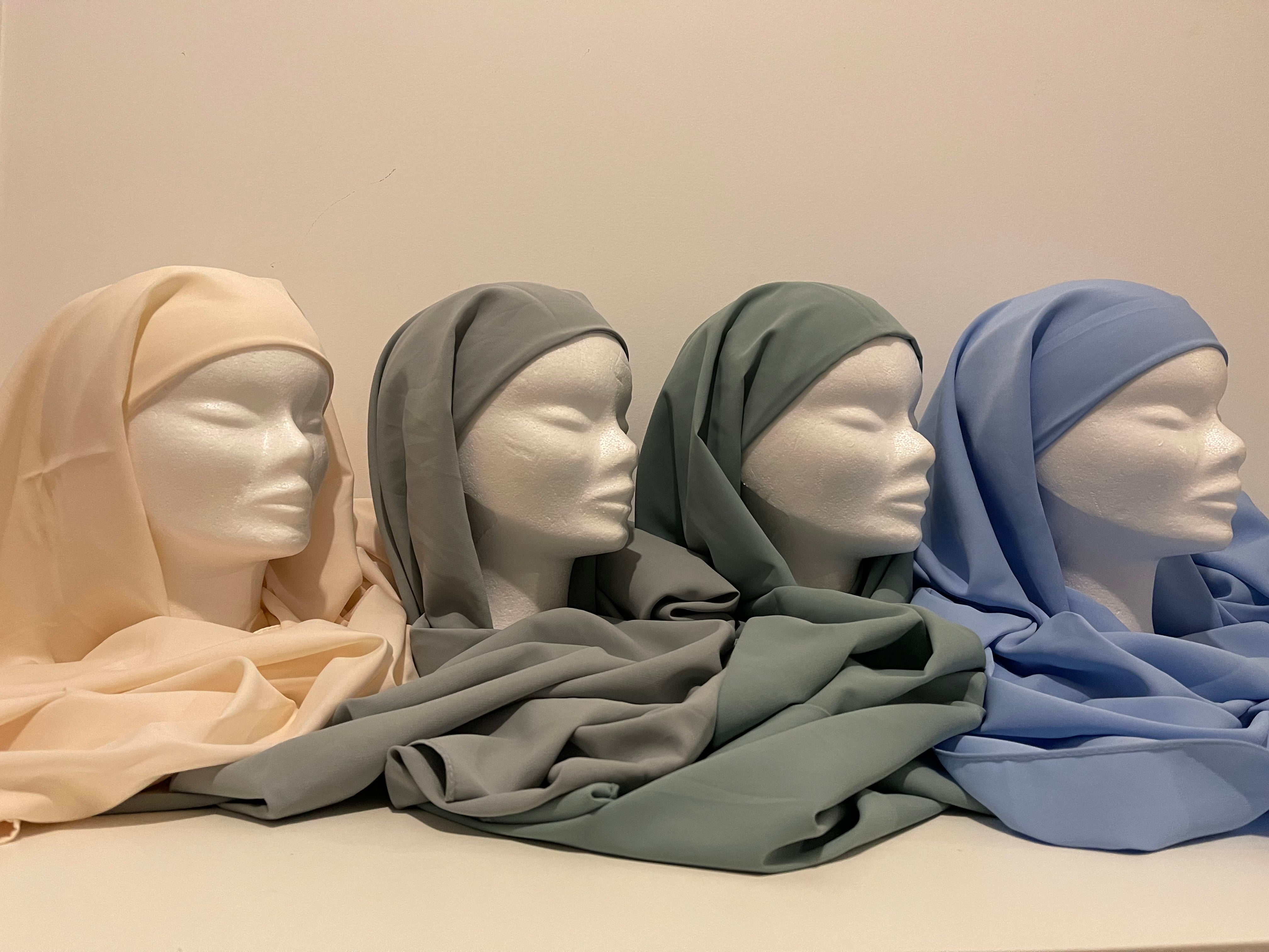 Hijab Soie de médine à enfiler