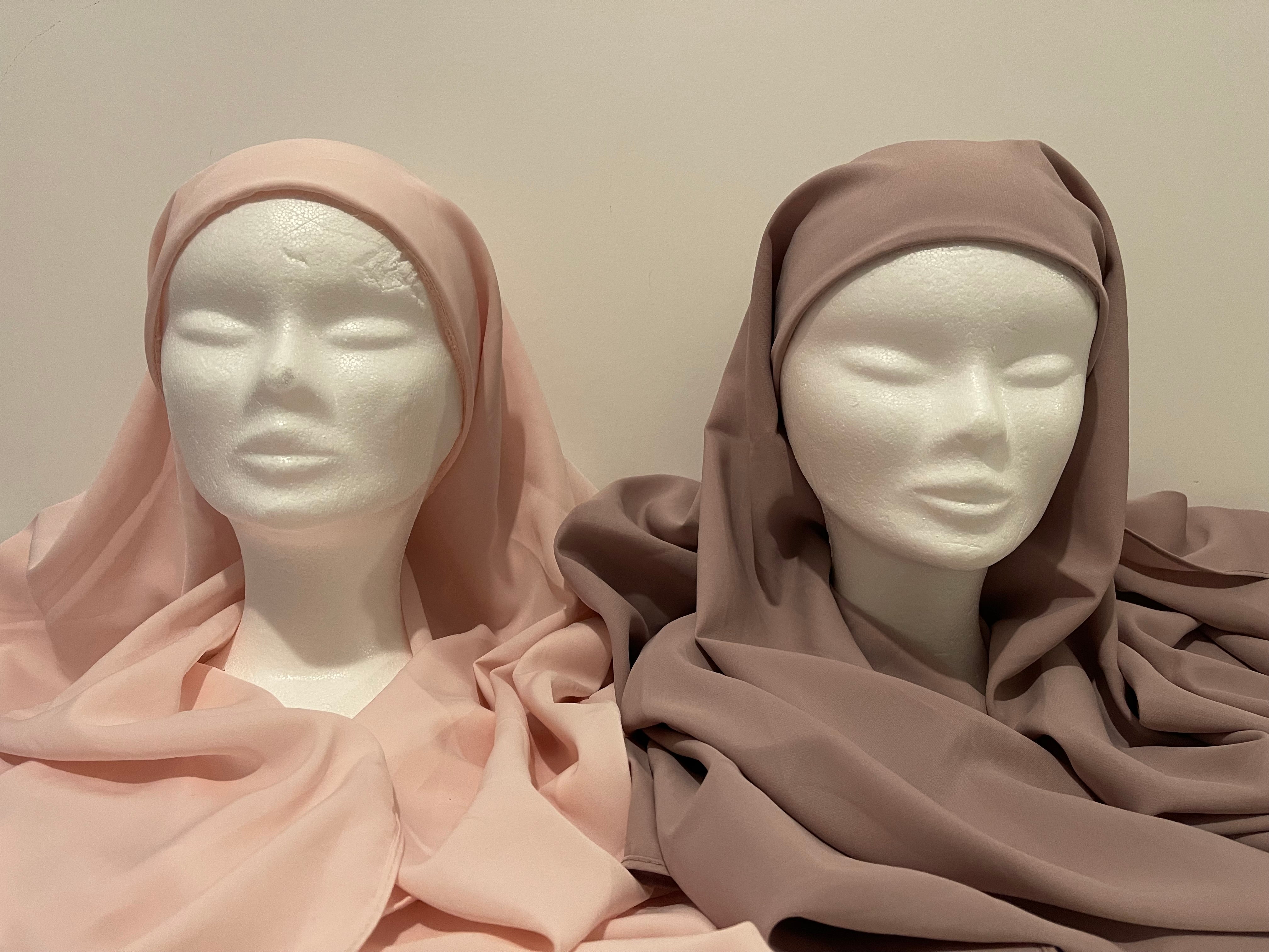 Hijab Soie de médine à enfiler