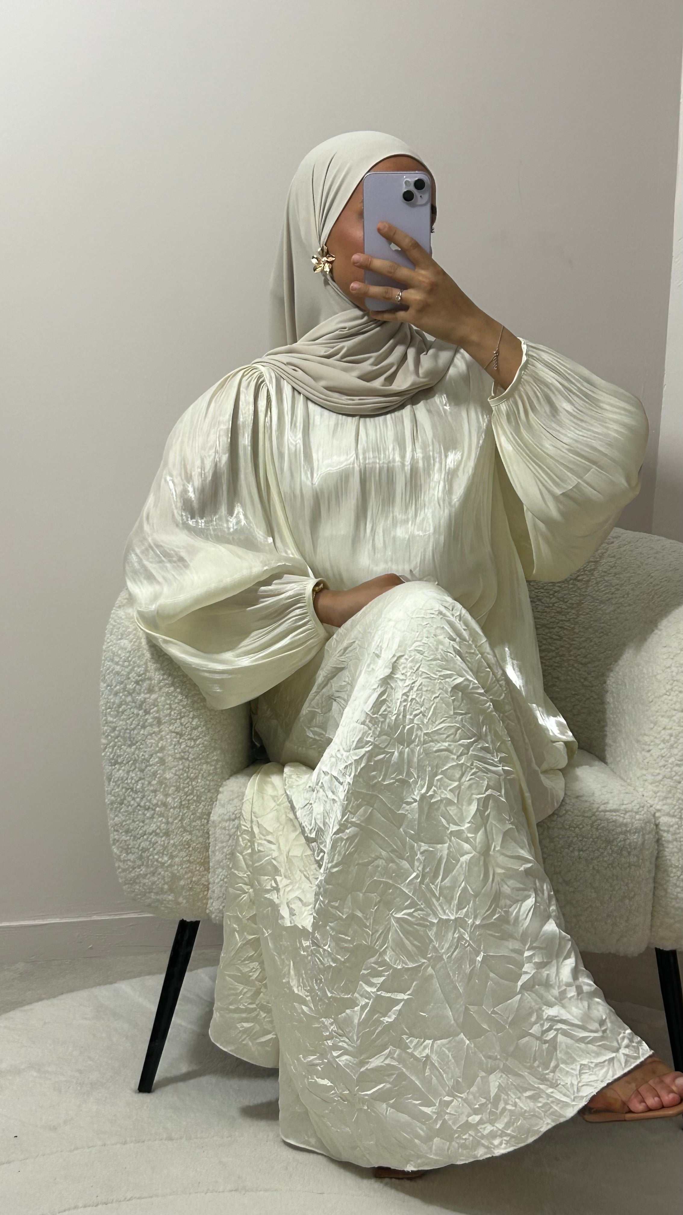 JUPE ANYA BLANC CASSÉE