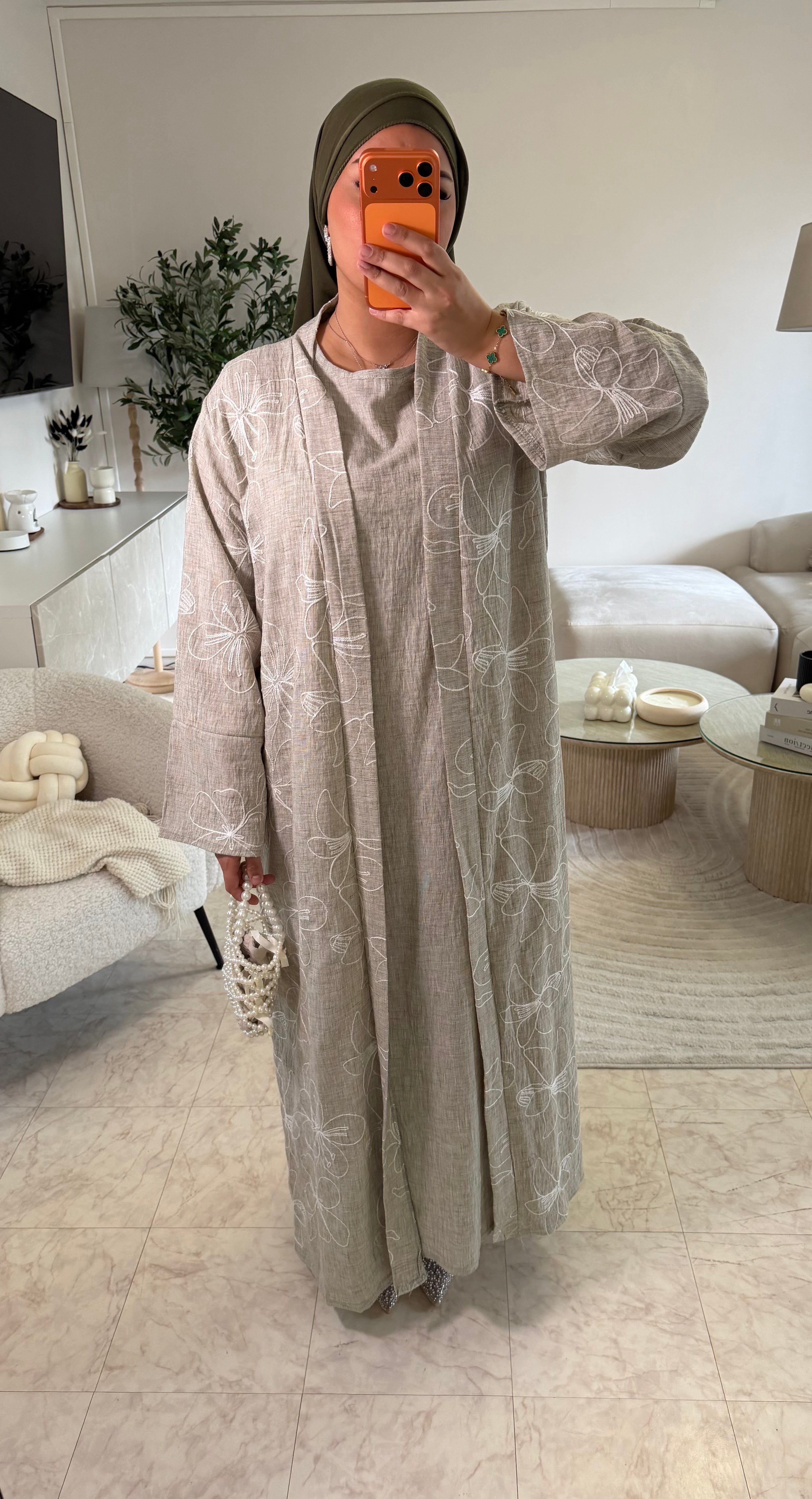 SET DELYA VERT SAUGE