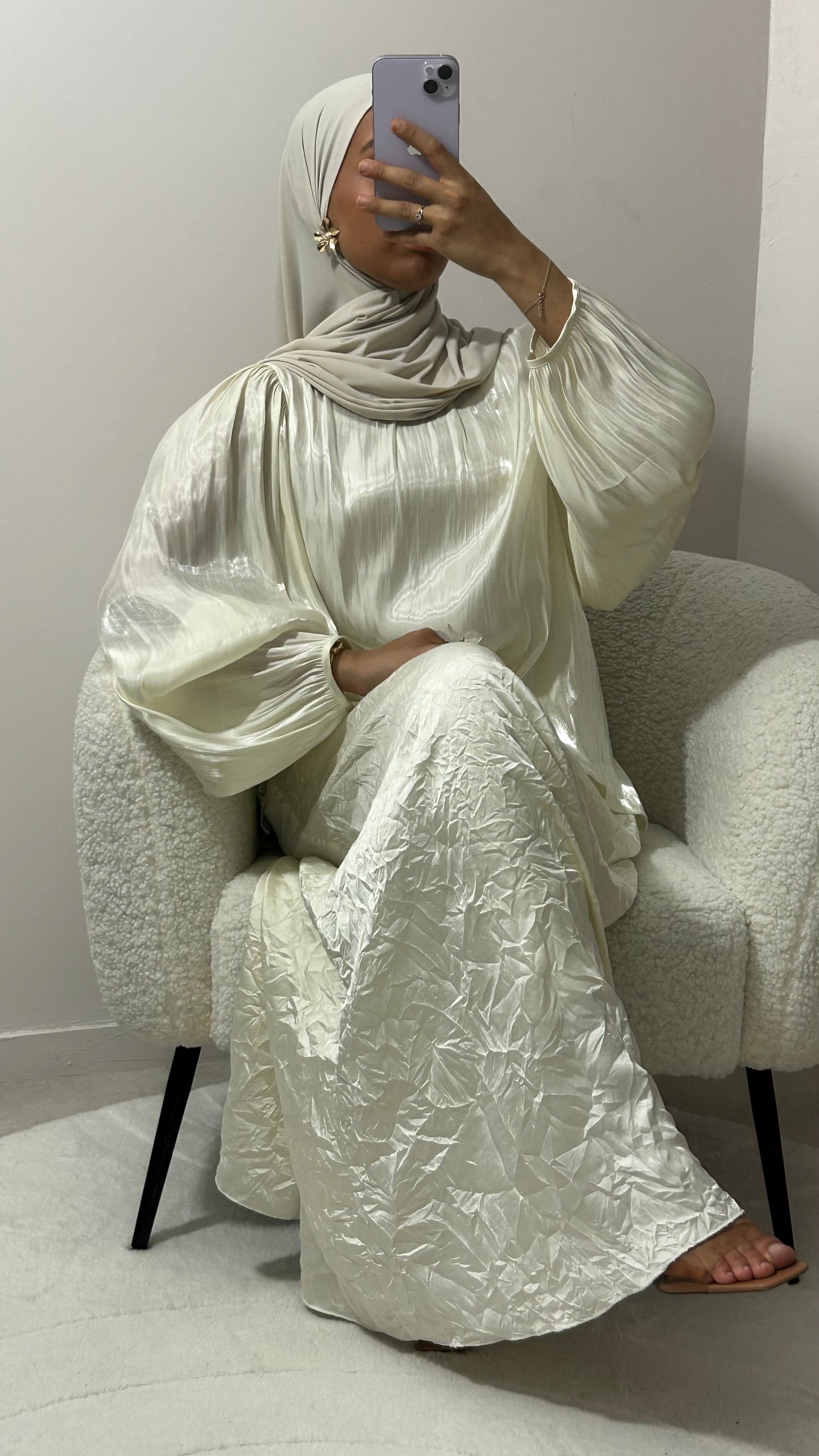 JUPE ANYA BLANC CASSÉE