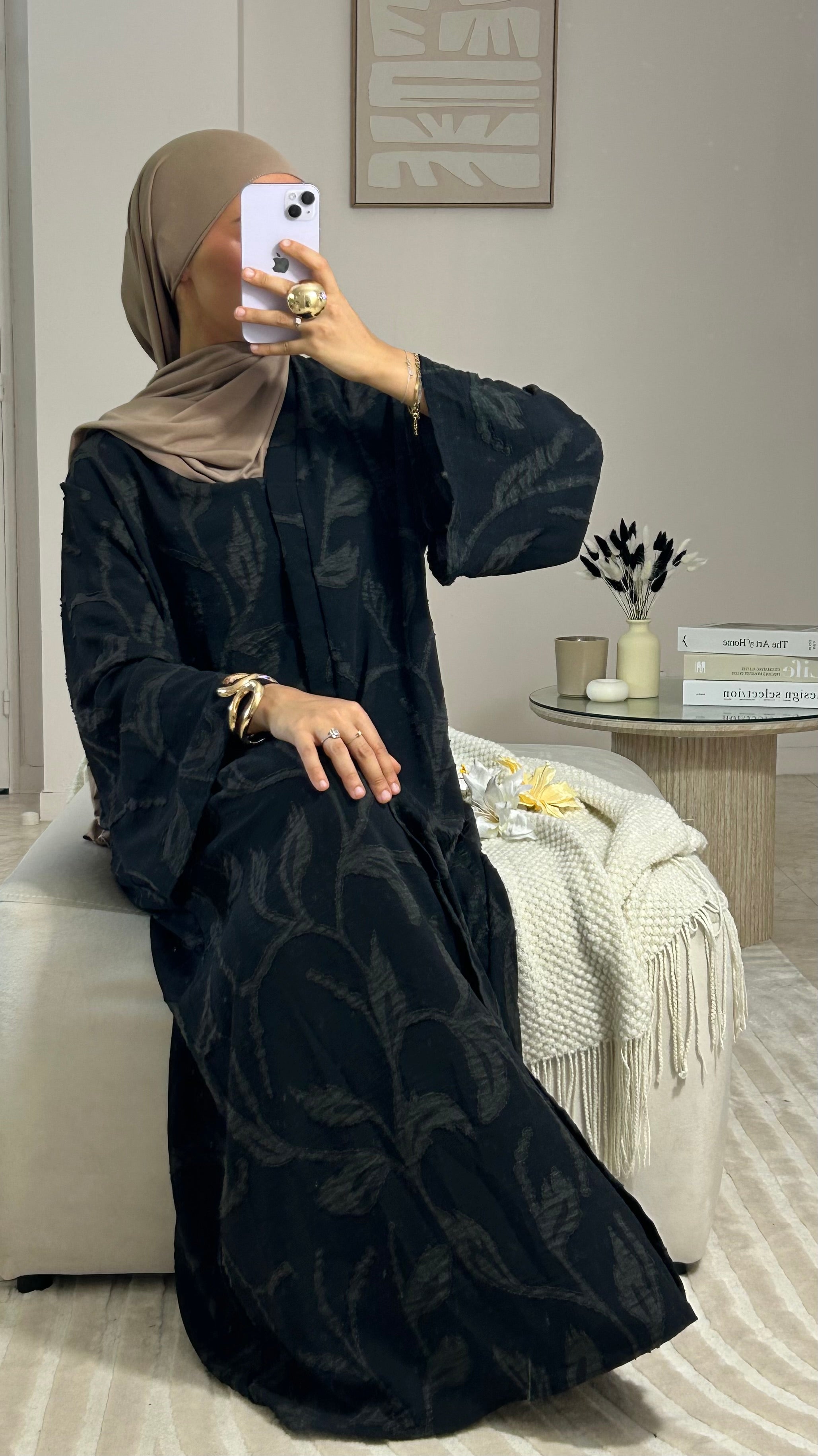 ROBE FAIZA BLACK