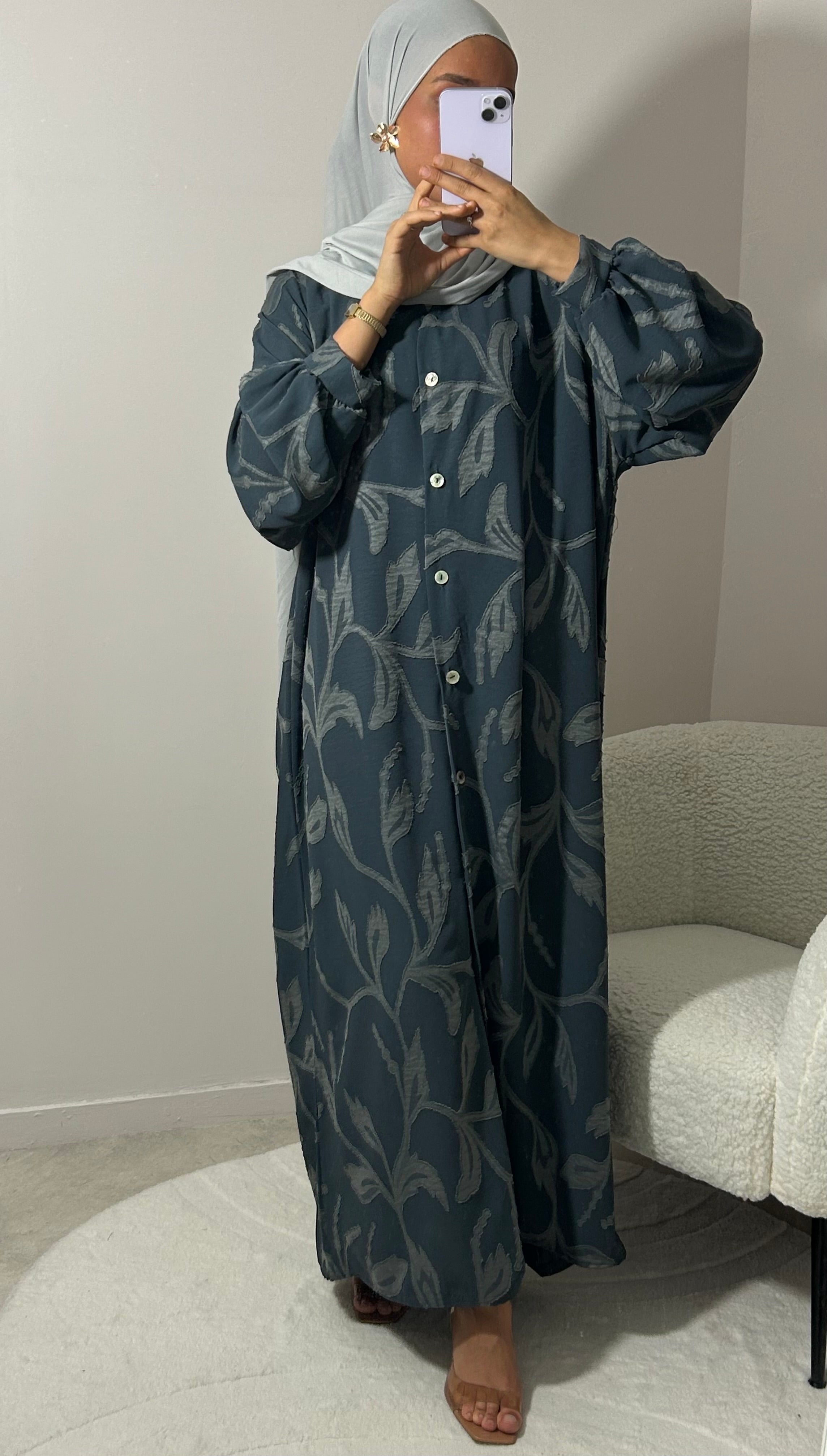 ROBE FAIZA BLEU
