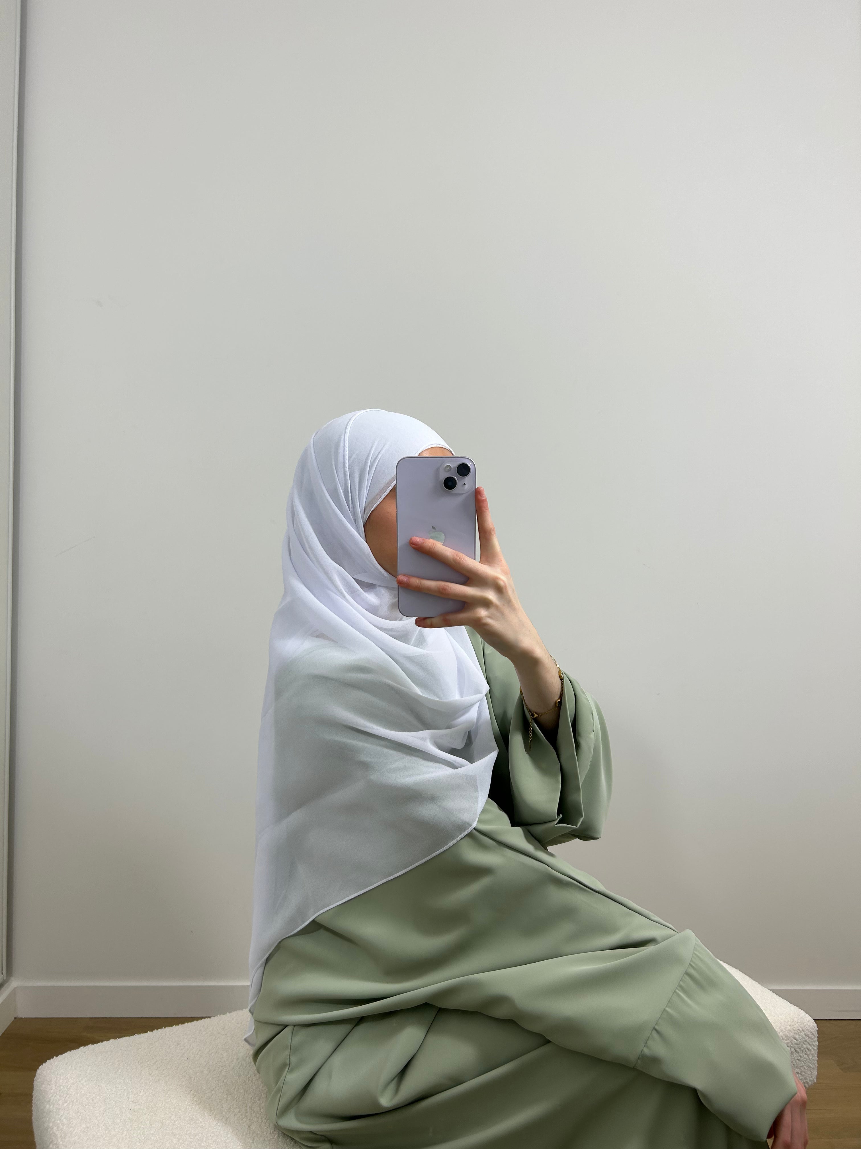Hijab en Mousseline