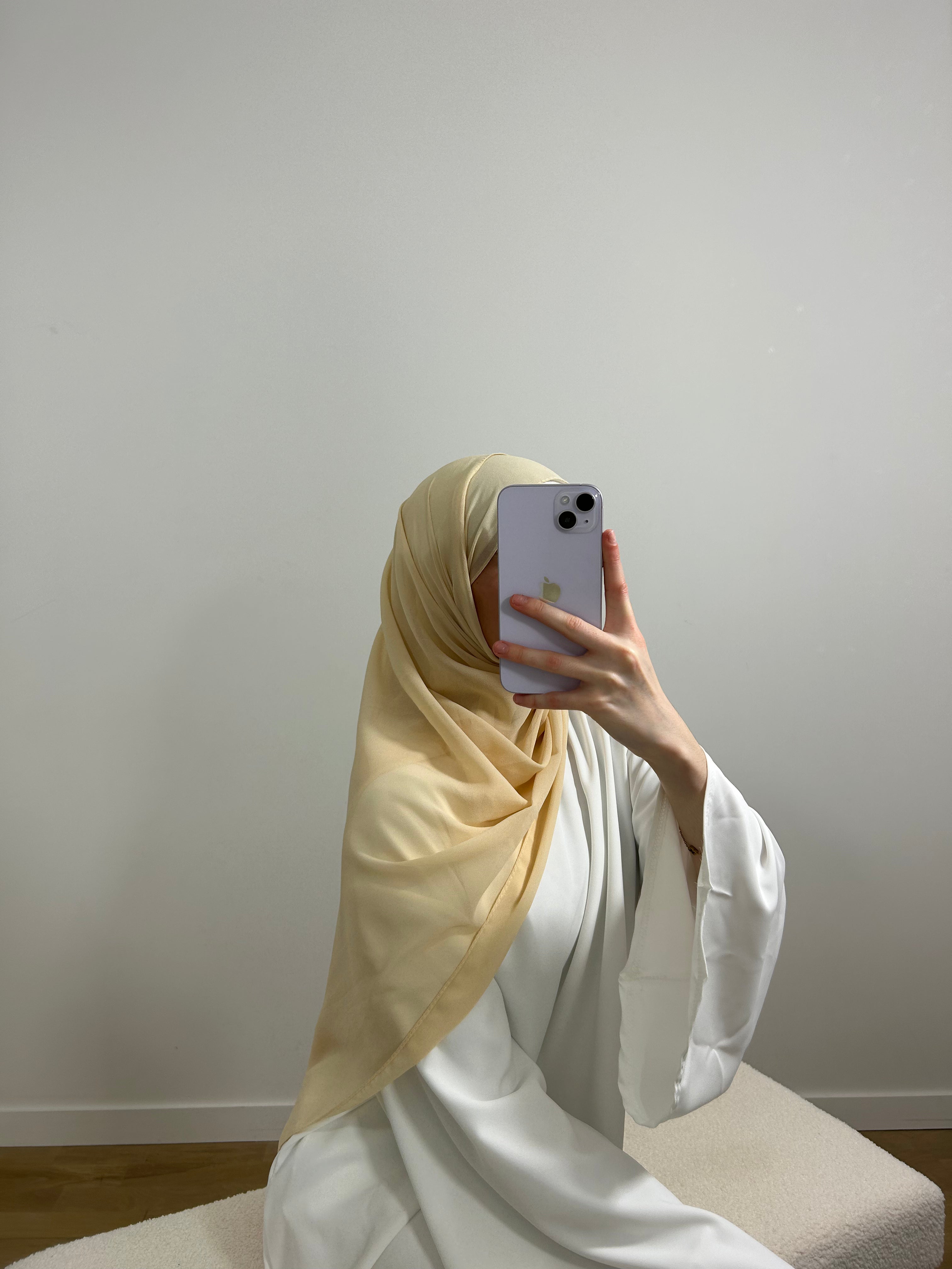 Hijab en Mousseline