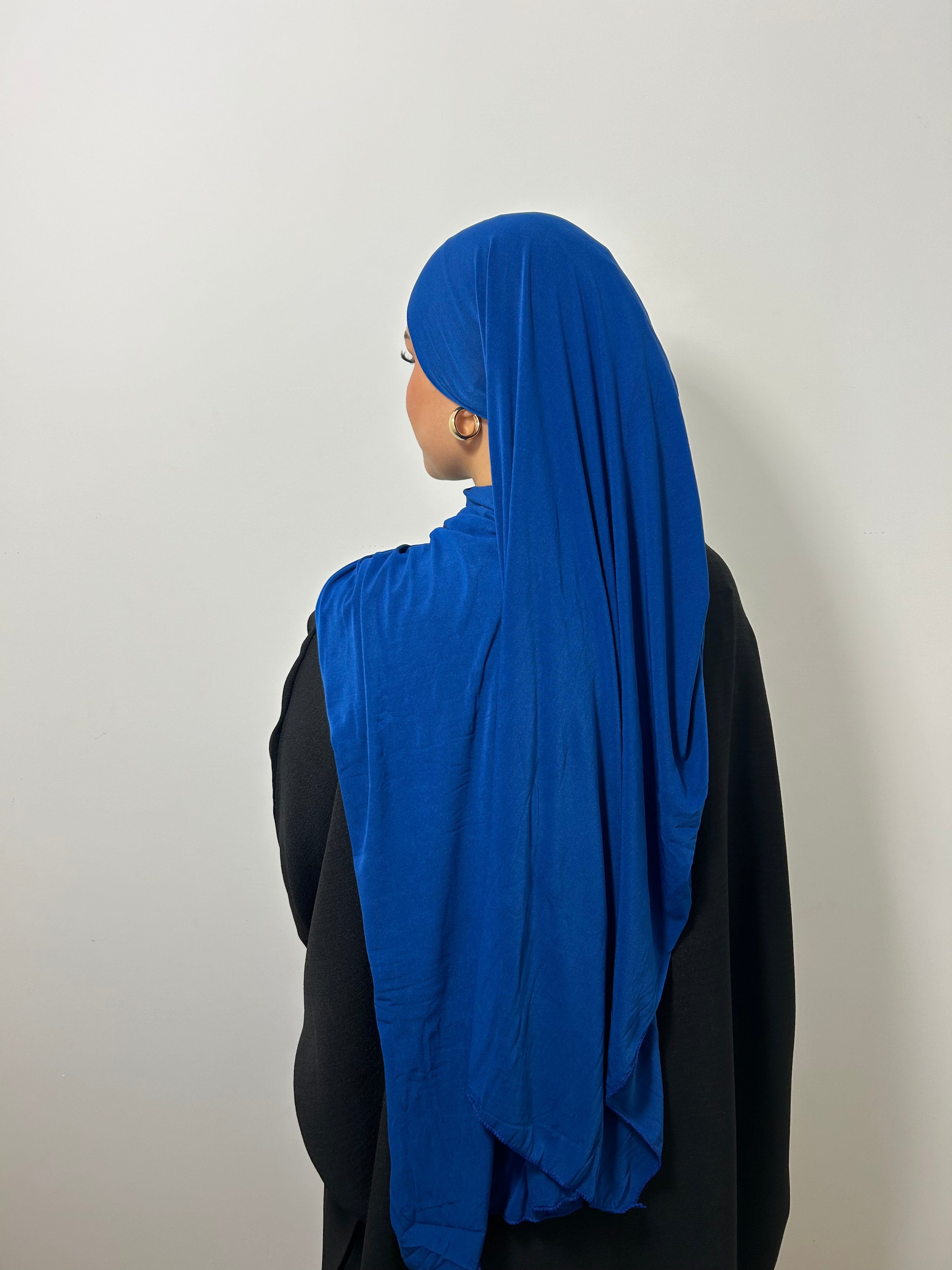 Hijab en Jersey Premium Bleu jeans