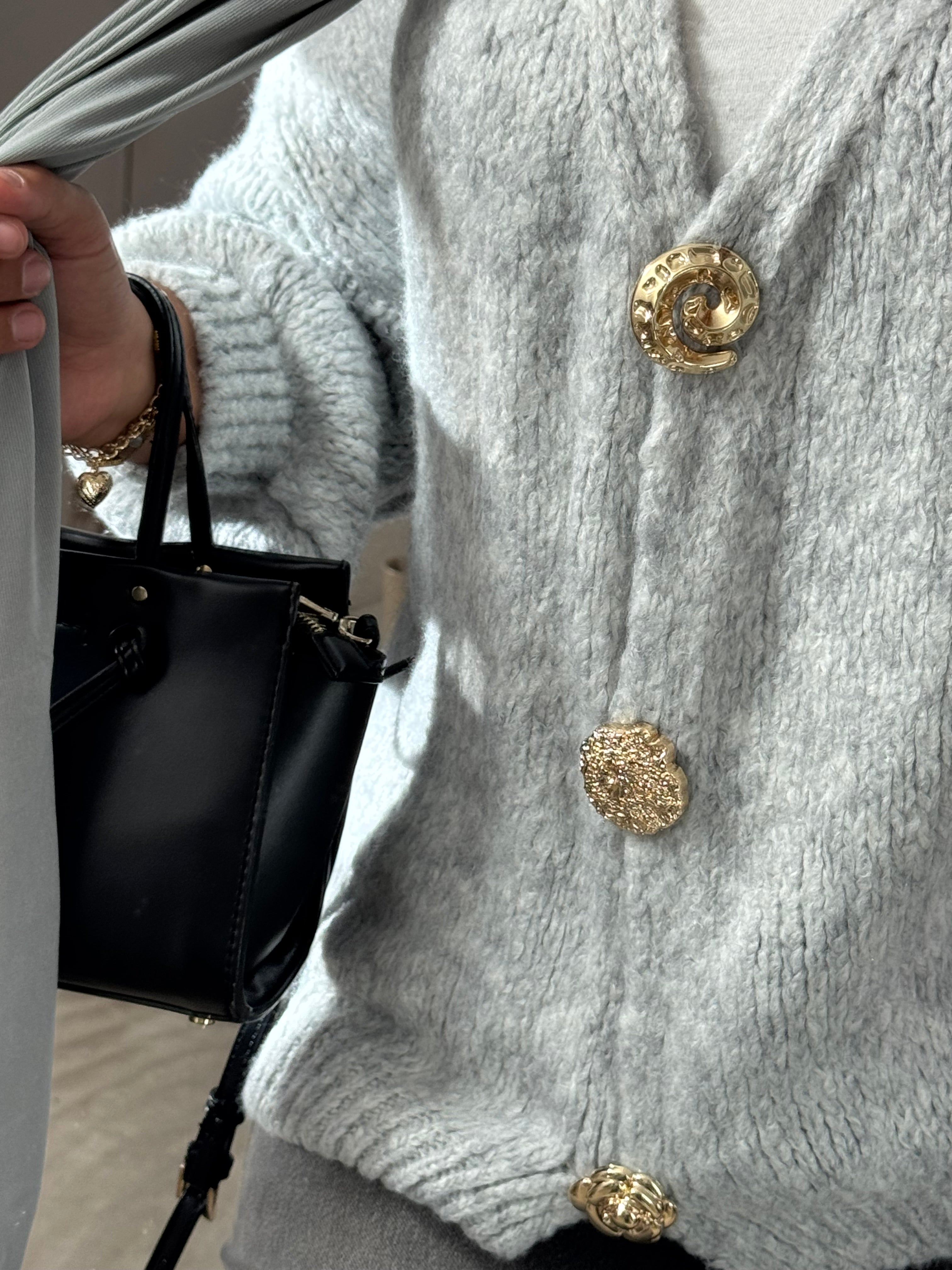 PULL / CARDIGAN YASNA GRIS