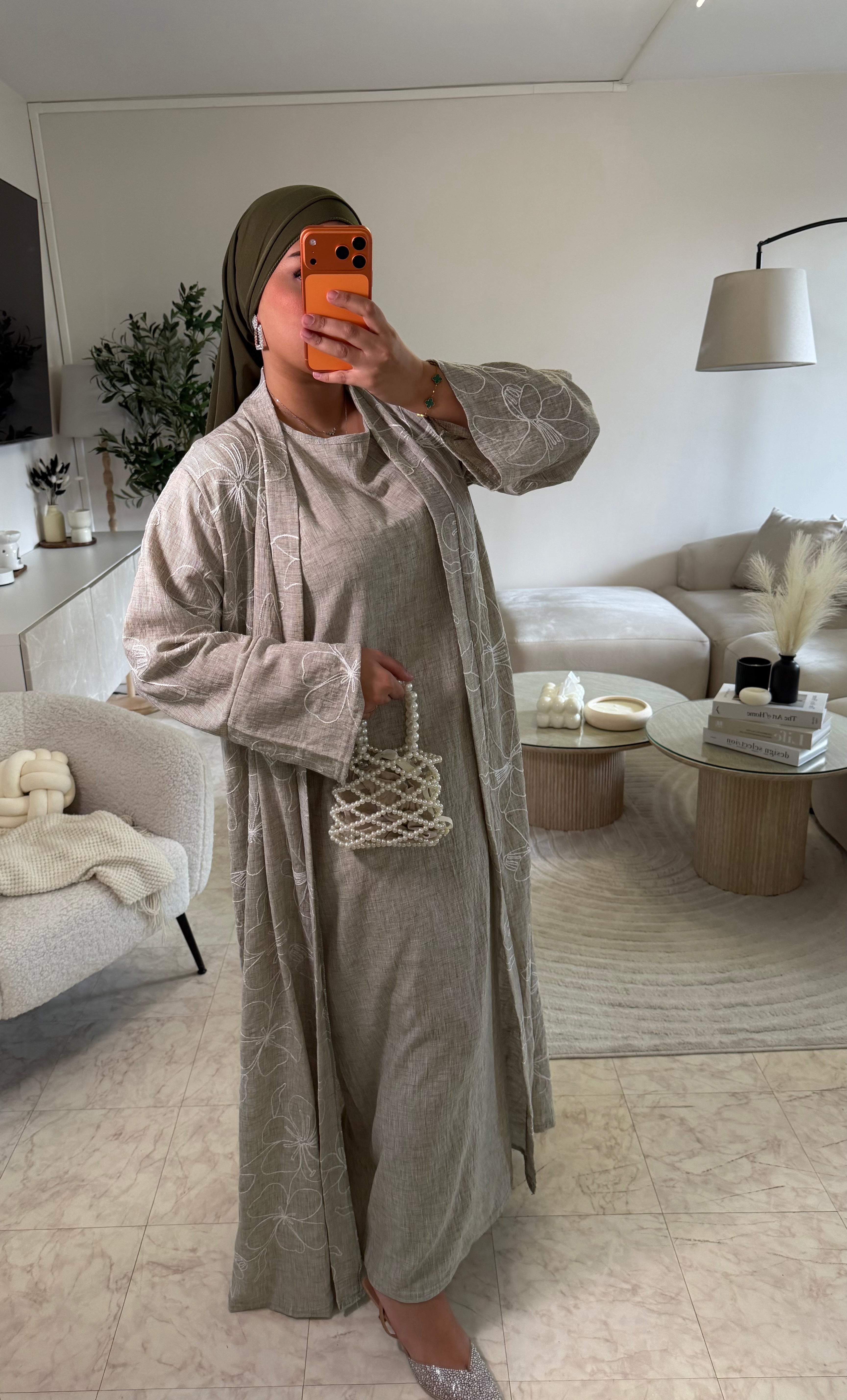 SET DELYA VERT SAUGE