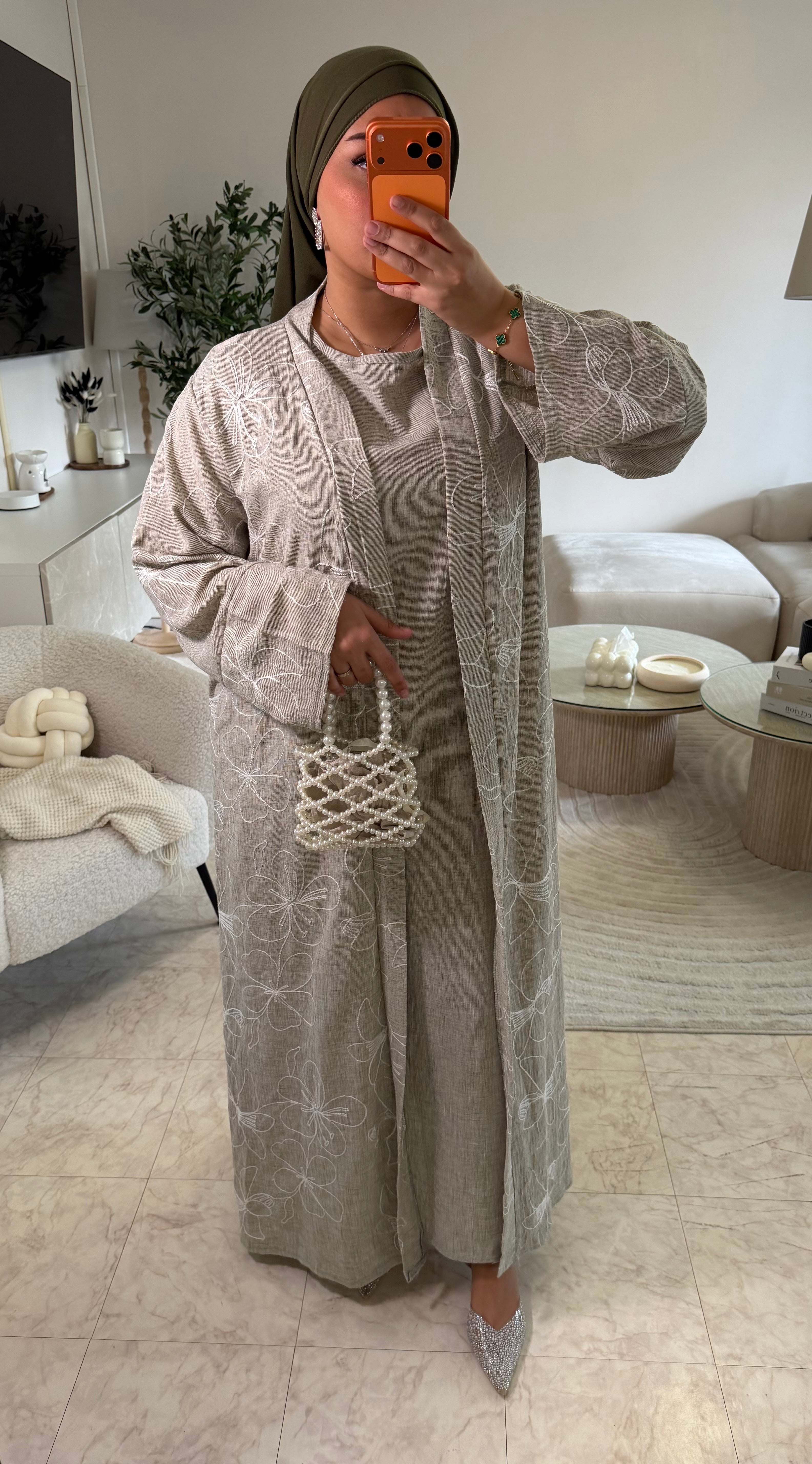 SET DELYA VERT SAUGE