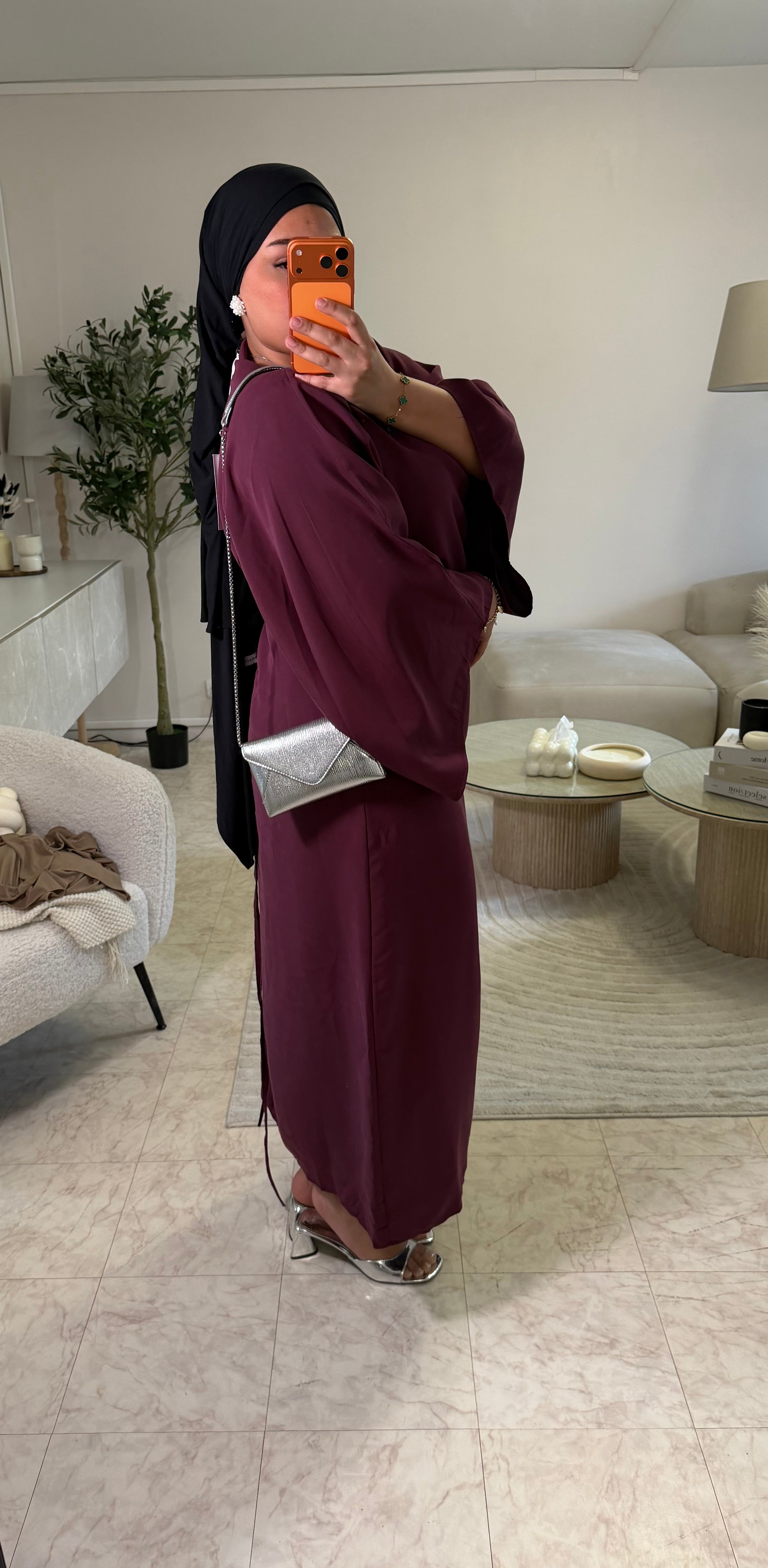 ABAYA LAYALI BORDEAUX