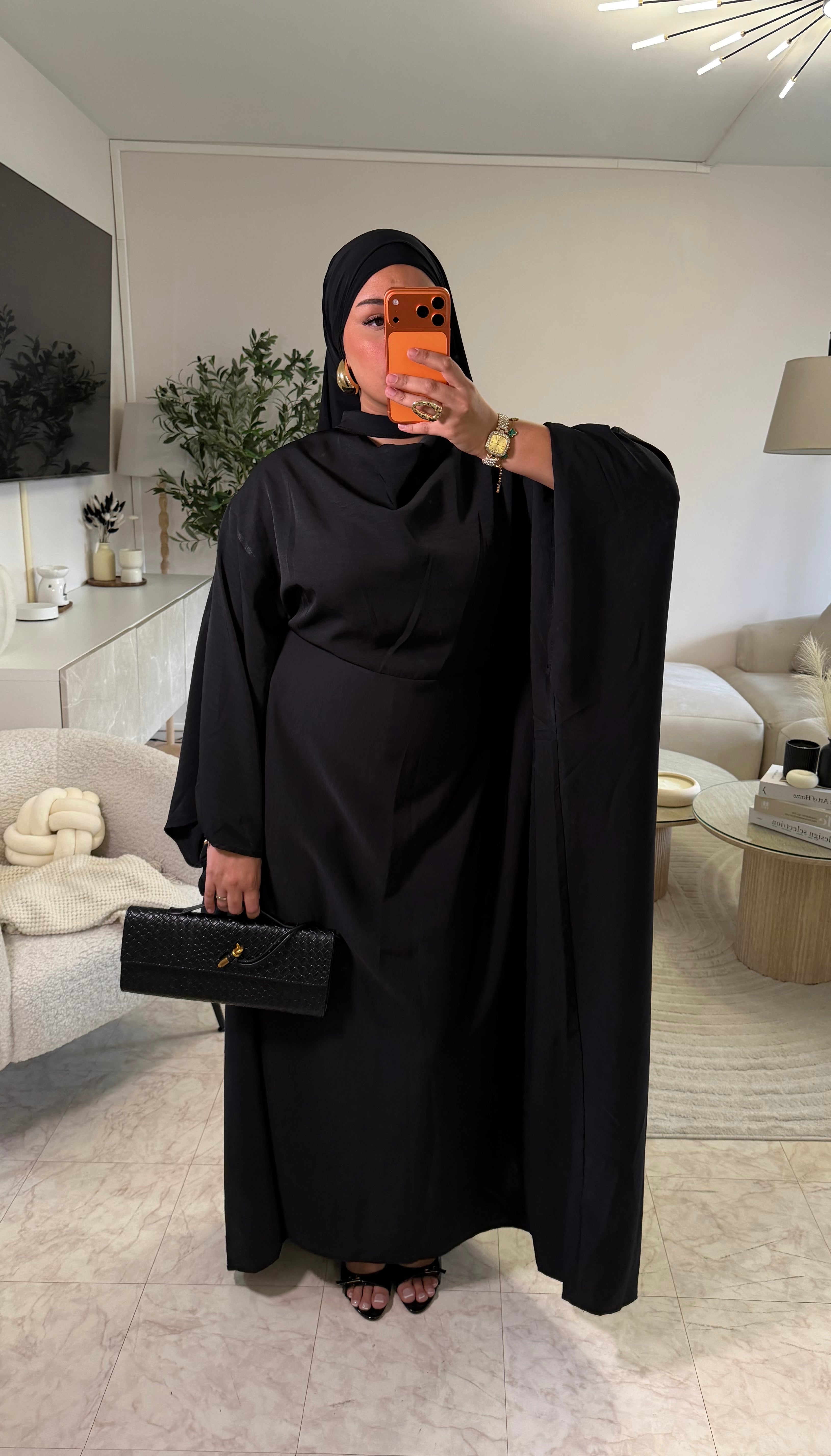 ABAYA WAFA BLACK