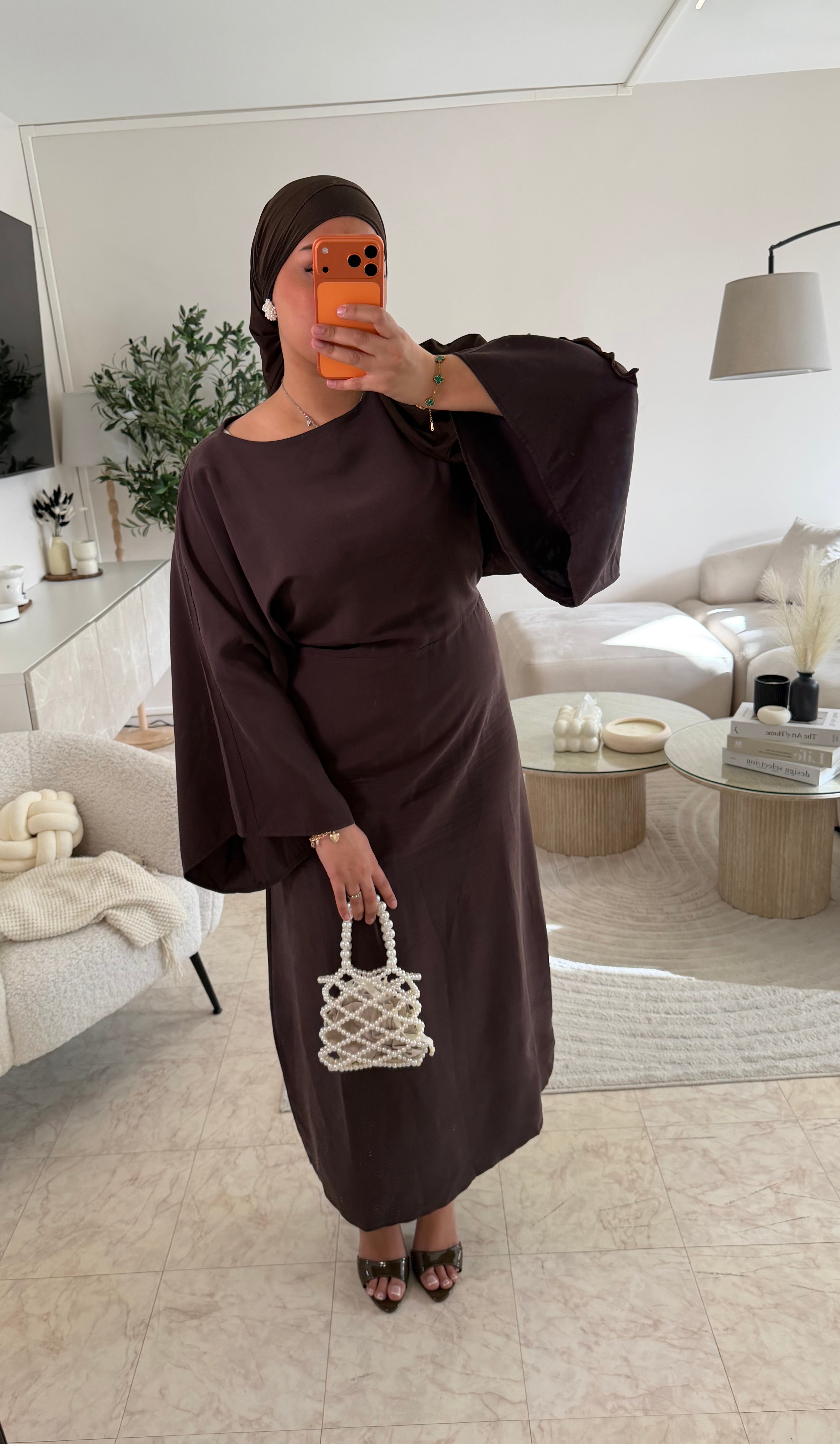 ABAYA LAYALI BROWN