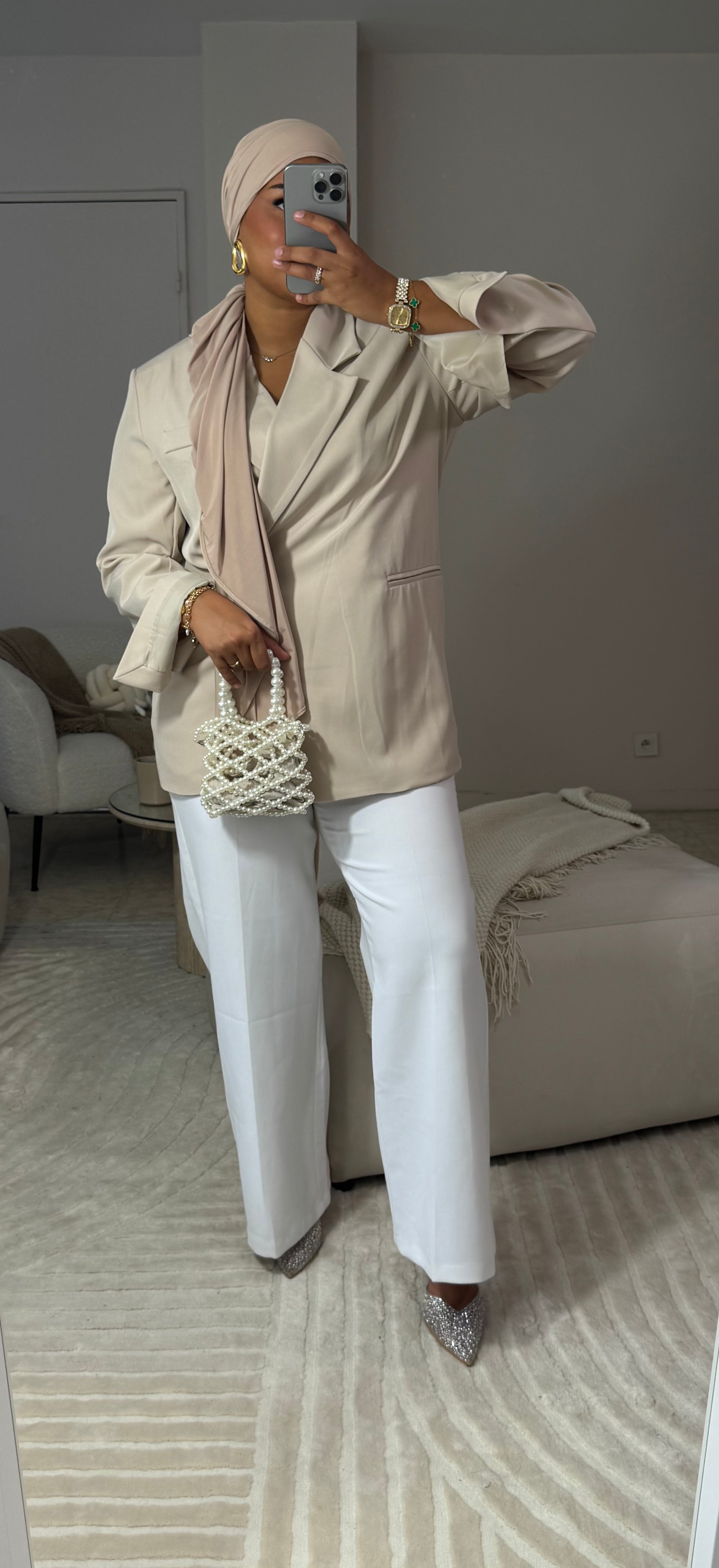 BLAZER OVERSIZE ISRA BEIGE