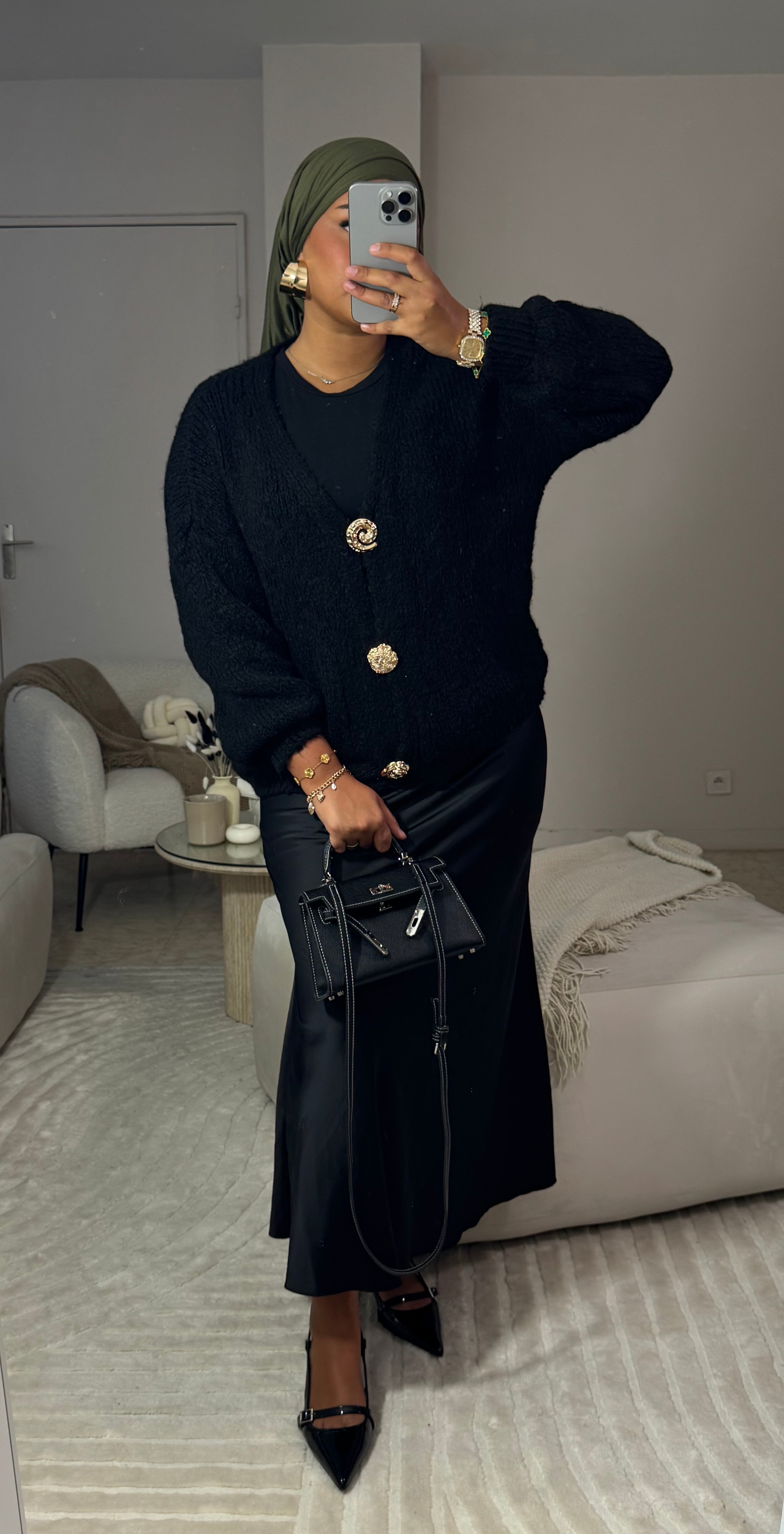 PULL / CARDIGAN YASNA NOIR